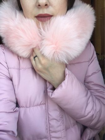 Стильный женский пуховик с Aliexpress как выглядит