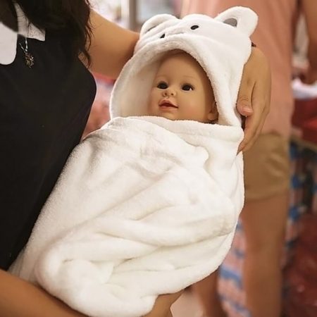 Мягкое полотенце для младенцев с Aliexpress на картинке
