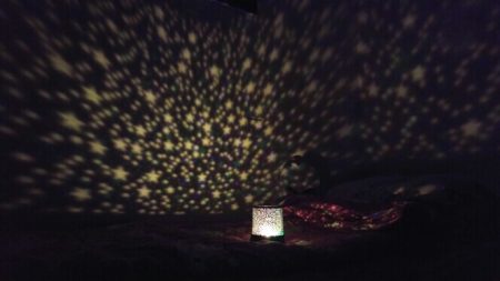 Мигающий ночник «Звёздное небо» с AliExpress ночью