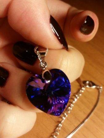 Ожерелье с подвеской “Сердце” с AliExpress вблизи