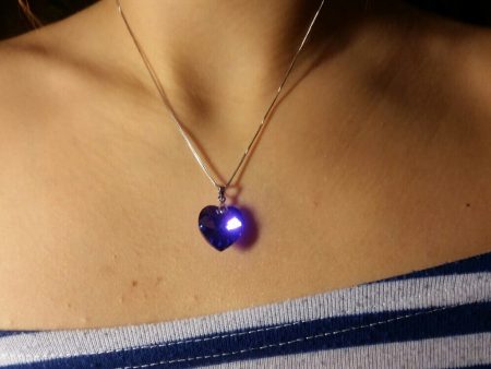 Ожерелье с подвеской “Сердце” с AliExpress на сестре