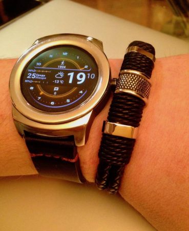 Мужской модный кожаный браслет с AliExpress с часами
