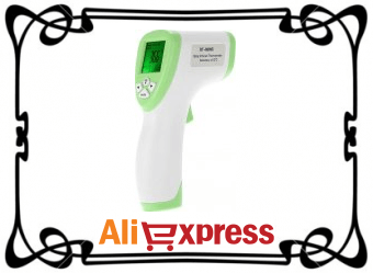 Цифровой инфракрасный термометр с AliExpress