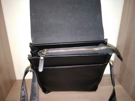 Мужская кожаная сумка через плечо с Aliexpress замки 