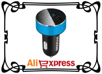 Зарядное устройство в автомобиль с AliExpress
