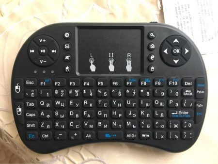 Беспроводная мини-клавиатура с AliExpress вид