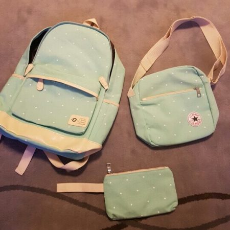 Комплект из трёх стильных женских сумок с AliExpress на картинке