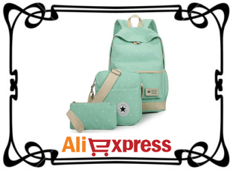 Комплект из трёх стильных женских сумок с AliExpress