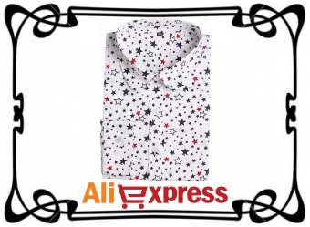 Модная женская рубашка с AliExpress