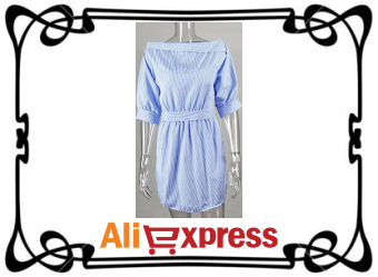 Модное женское летнее платье с AliExpress