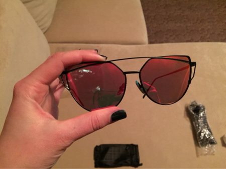 Стильные женские солнцезащитные очки с AliExpress на фото