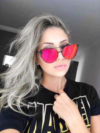 Стильные женские солнцезащитные очки с AliExpress селфи