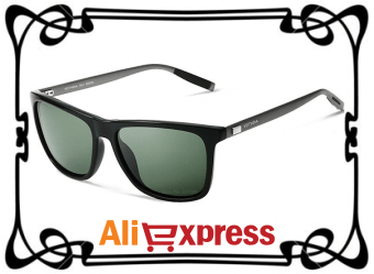 Стильные мужские солнцезащитные очки с AliExpress