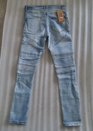 Модные мужские джинсы весна-лето с AliExpress сзади