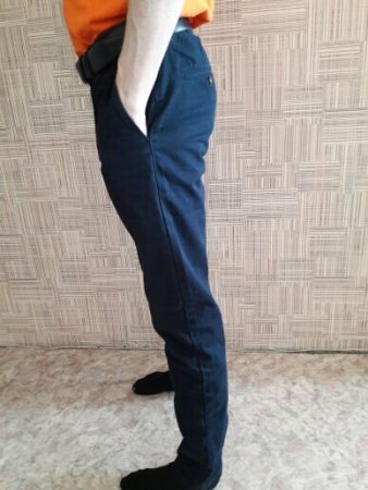 Повседневные мужские брюки с AliExpress бок