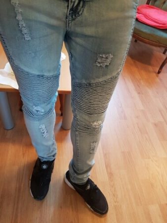 Модные мужские джинсы весна-лето с AliExpress качество