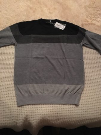 Стильный мужской пуловер с AliExpress на фото