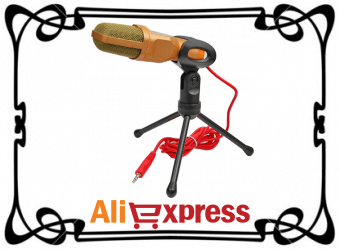 Конденсаторный студийный микрофон с AliExpress